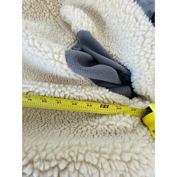 Tommy Hilfiger (XL) Jacket Mens Extra Large Zip Gray Fleece Elbow Patches Heavy - Picture 15 of 16